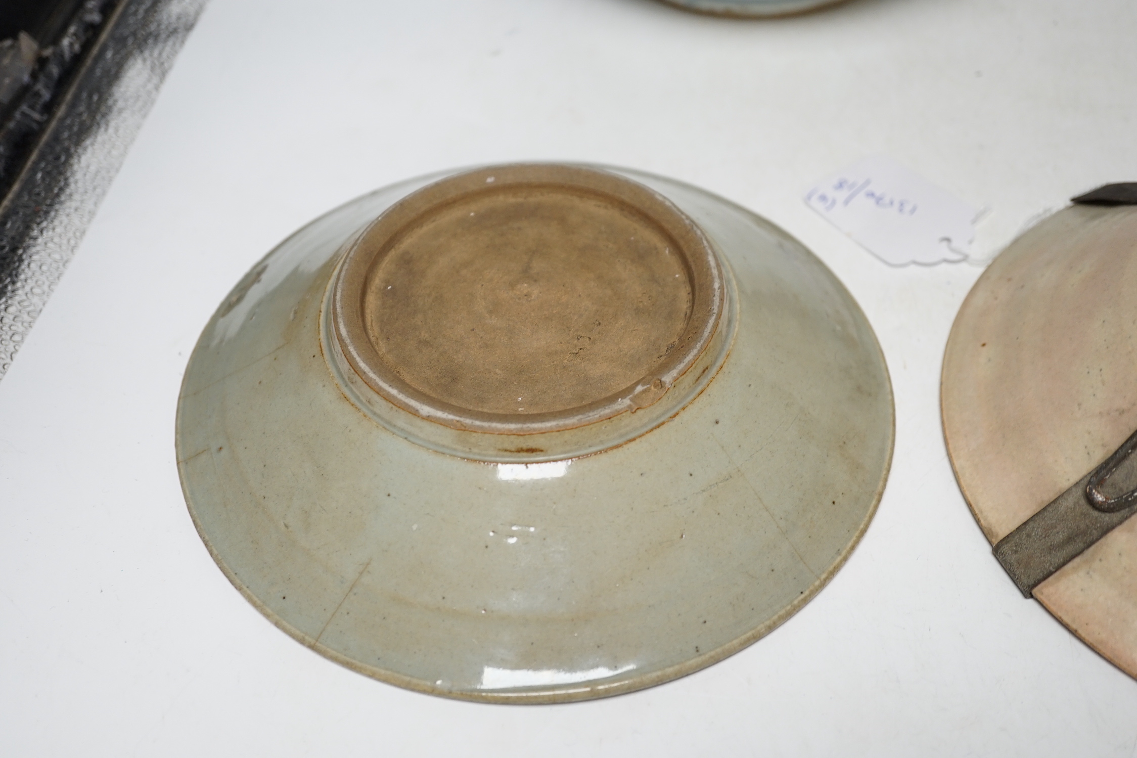 A Chinese Export bowl and three others, export bowl 11cm high